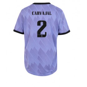 Damen Fußballbekleidung Real Madrid Daniel Carvajal #2 Auswärtstrikot 2022-23 Kurzarm